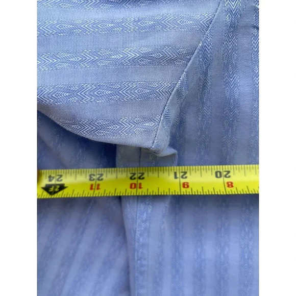 Robert Graham Mens Long Sleeve Button Down Cotton Shirts Blue Sz M - Picture 6 of 11